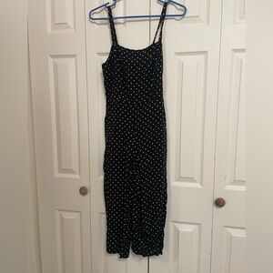 Old Navy Black Polka Dot Jumpsuit